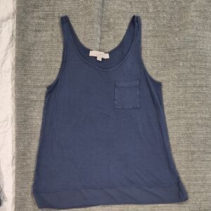 LOFT Women's XS Blue Tank Top